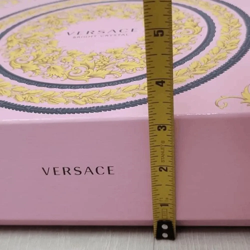 VERSACE Bright Crystal EMPTY Authentic Large Pink Gift Box 13,5